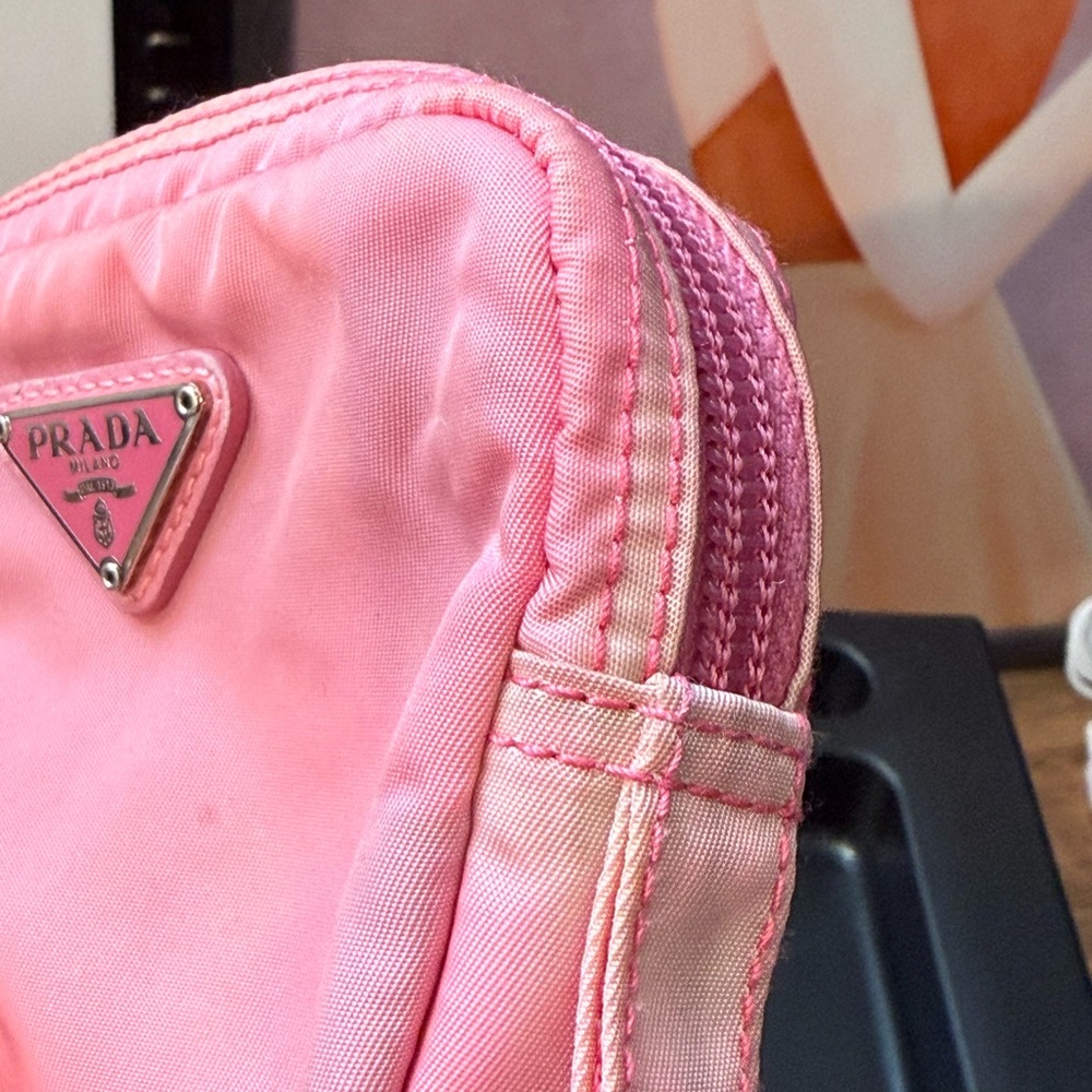 Mini Prada Pink Cosmetic Pouch - Picture 2 of 5